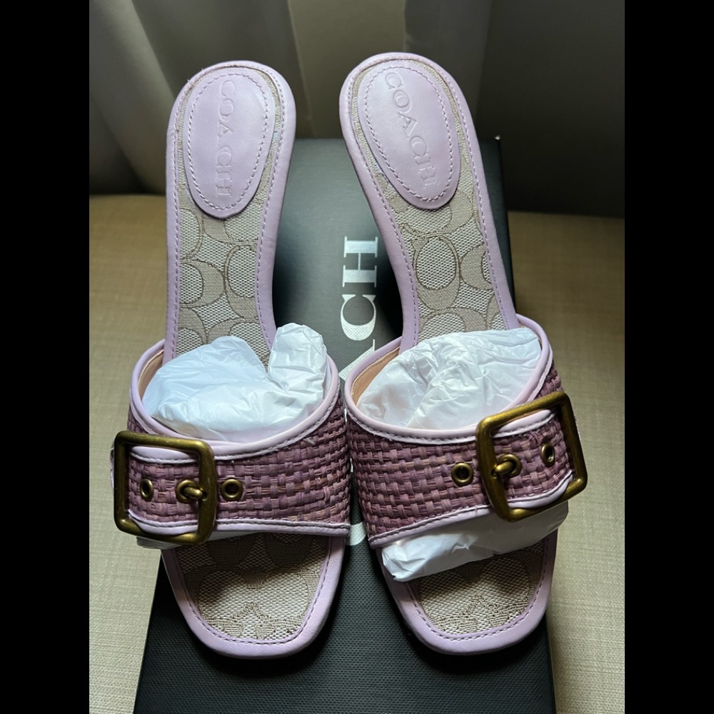 Brand New Coach Shoes - Margot Raffia